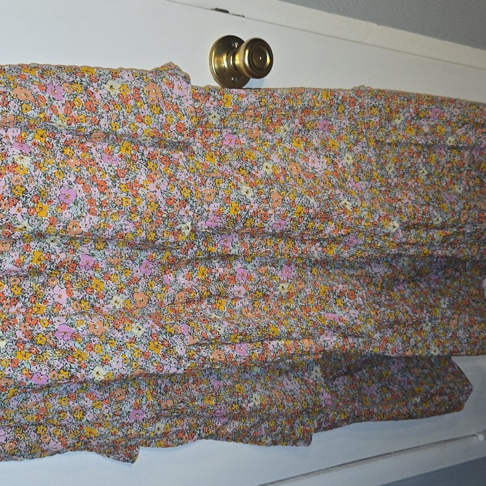 No Boundaries Multicolor Floral Tiered Dress - Picture 3 of 6